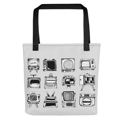 Vintage TV All-Over-Print Tote Bag