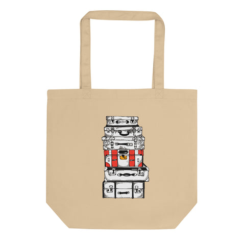 Vintage Suitcase Tote bag