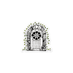 Garden Door Sticker