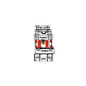 Vintage Suitcase Sticker