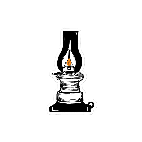 Kerosene Lamp Sticker