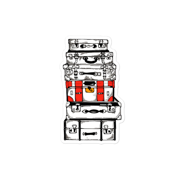Vintage Suitcase Sticker