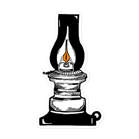 Kerosene Lamp Sticker